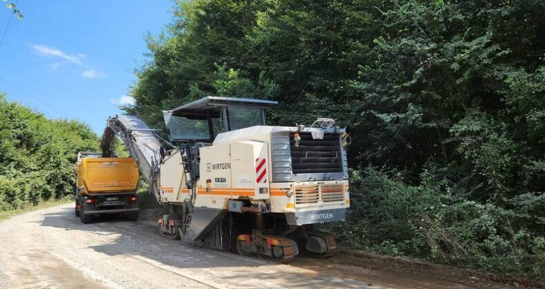 Karaağaç Mahalle Yolları Yapılmaya Başlandı